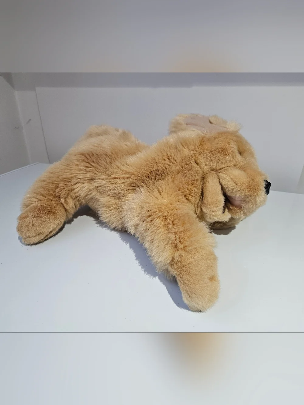 Folkmanis Full Puppet Golden Retriever Puppy 17" - Picture 12 of 14